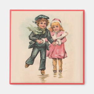 Christmas Skaten Magnet