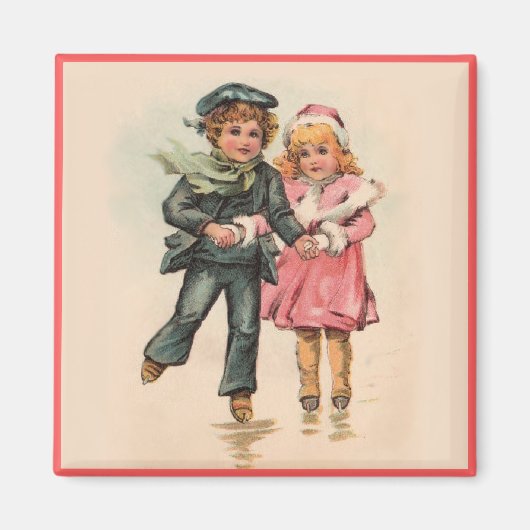 Christmas Skaten Magnet (Vorne)