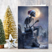 Christmas Skeleton Feiertagskarte