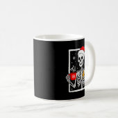 Christmas Skeleton Hat Santa Coffee Candy Cane Xma Kaffeetasse (VorderseiteRechts)