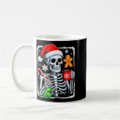 Christmas Skeleton Hot Chocolate Funny Xmas Men Wo Kaffeetasse (Links)