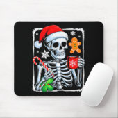 Christmas Skeleton Hot Chocolate Funny Xmas Men Wo Mousepad (Mit Mouse)