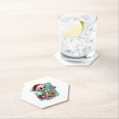 Christmas Skeleton Hot Chocolate Xmas Men Women Ki Untersetzer (Vor Ort)