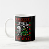 Christmas Skeleton I Prefer Halloween Ugly Christm Kaffeetasse (Links)