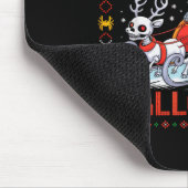 Christmas Skeleton I Prefer Halloween Ugly Christm Mousepad (Ecke)