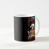 Christmas Skeleton I Prefer Halloween Ugly Xmas Gr Kaffeetasse (VorderseiteRechts)