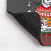Christmas Skeleton I Prefer Halloween Ugly Xmas Gr Mousepad (Ecke)