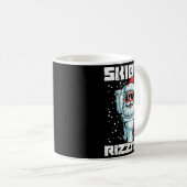 Christmas Skibidi Rizzmas Toilet Xmas Meme Kids Me Kaffeetasse (VorderseiteRechts)