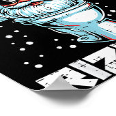 Christmas Skibidi Rizzmas Toilet Xmas Meme Kids Me Poster (Ecke)