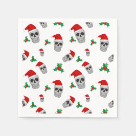Christmas Skull Napkins Serviette