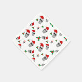 Christmas Skull Napkins Serviette (Ecke)
