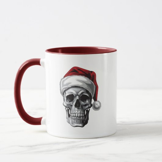 Christmas Skull Tasse (Links)