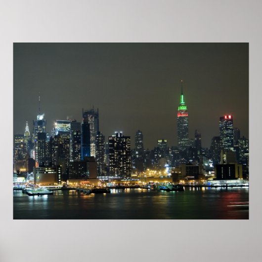 Christmas Skyline Poster (Vorne)