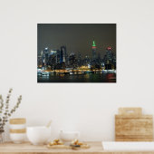 Christmas Skyline Poster (Küche)