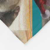 Christmas Sleepy Otter Fleecedecke (Ecke)