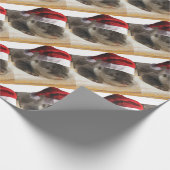 Christmas Sleepy Otter Geschenkpapier (Ecke)
