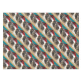 Christmas Sleepy Otter Tischdecke (Vorderseite (Horizontal))