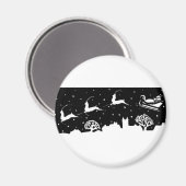 Christmas Sleigh Magnet (Vorderseite/Rückseite)