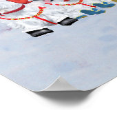 Christmas Sleigh Poster (Ecke)