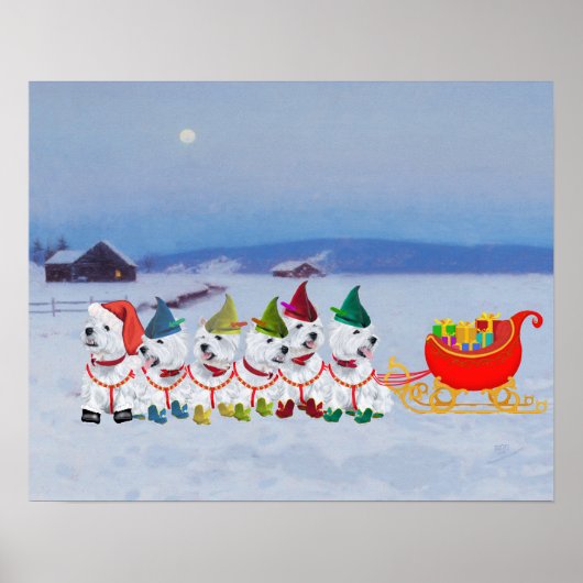 Christmas Sleigh Poster (Vorne)