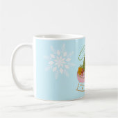 Christmas sleigh with gifts, tree Holiday Gift Kaffeetasse (Links)