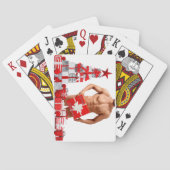 Christmas SlipperyJoe gay pride gifts LGBTQIA wrap Spielkarten (Rückseite)