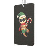 Christmas Sloth Elf Peppermint Candy Cane Shirt Gi Autolufterfrischer (Links)