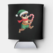 Christmas Sloth Elf Peppermint Candy Cane Shirt Gi Dosenkühler (Vorderseite)