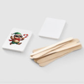 Christmas Sloth Elf Peppermint Candy Cane Shirt Gi Fächer (Non-assembled)