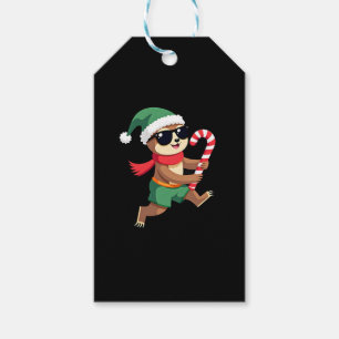 Christmas Sloth Elf Peppermint Candy Cane Shirt Gi Geschenkanhänger