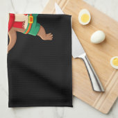 Christmas Sloth Elf Peppermint Candy Cane Shirt Gi Geschirrtuch (Viertel Falte)