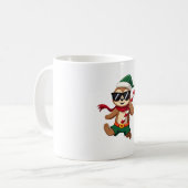 Christmas Sloth Elf Peppermint Candy Cane Shirt Gi Kaffeetasse (Vorderseite Links)