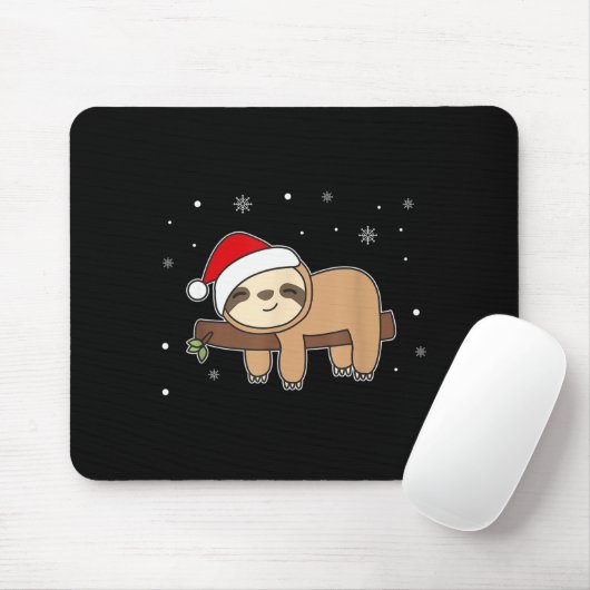 Christmas Sloth For Christmas Sweet Sloths  Mousepad (Mit Mouse)