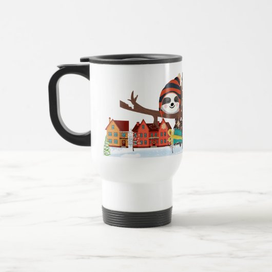 Christmas Sloth Reisebecher (Links)