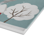 Christmas Sloth Schneidebrett (Ecke)