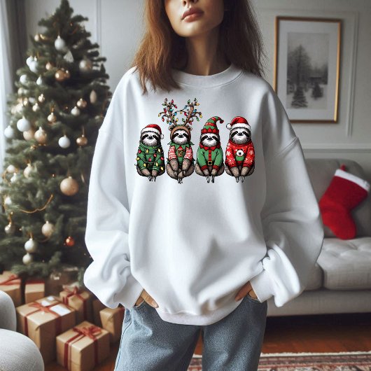 Christmas Sloth Sweatshirt