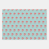 Christmas Sloth Trio Merry Slothmas Niedlicher Url Geschenkpapier Set (Vorderseite 2)