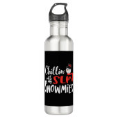 Christmas SLP speech pathologist Edelstahlflasche (Vorderseite)