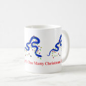 Christmas Snakes Mug Kaffeetasse (VorderseiteRechts)