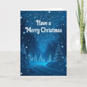 Christmas Snow Christmas Karte (Vorderseite)