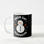 Christmas Snow Day Suprter Snowflake Snowman Funny Kaffeetasse (Links)