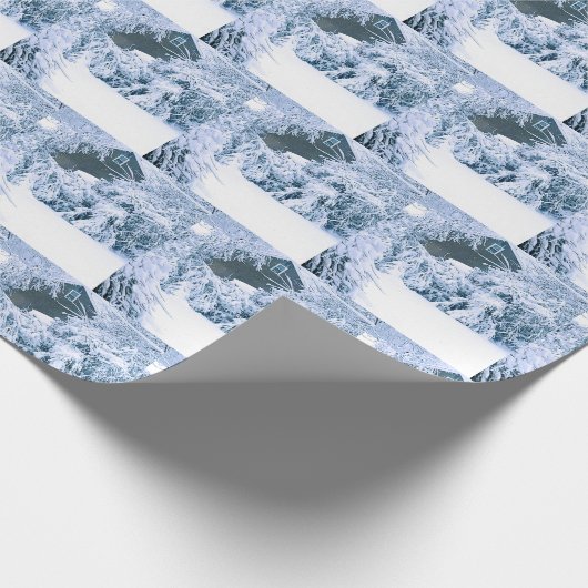 CHRISTMAS SNOW GESCHENKPAPIER (Ecke)