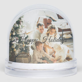 Christmas Snow Globe – Add Your Own Family Photo Schneekugeln