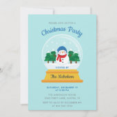 CHRISTMAS SNOW GLOBE EINLADUNG (Vorderseite)