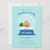 CHRISTMAS SNOW GLOBE EINLADUNG (Vorderseite)