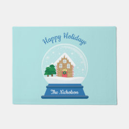 CHRISTMAS SNOW GLOBE FUßMATTE