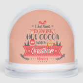 Christmas Snow Globe Schneekugeln (Vorderseite)