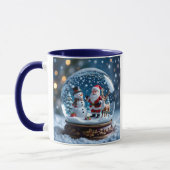 Christmas Snow Globes Personalized Tasse (Links)