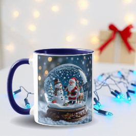 Christmas Snow Globes Personalized Tasse