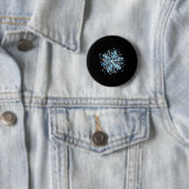 Christmas Snowflake - Cute Winter Vibe For Holiday Button (Beispiel)